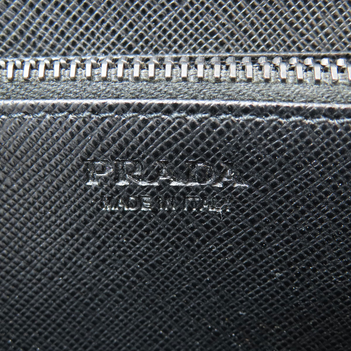 PRADA 2ML317 logo Long wallet (with coin pocket) Leather Ladies [Used]
