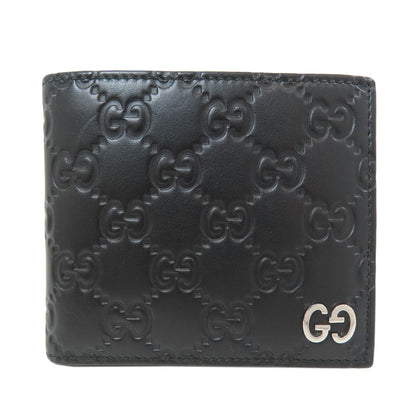 GUCCI 473922 GG signature guccissima Bifold Wallet with Coin Pocket Leather mens [Used]