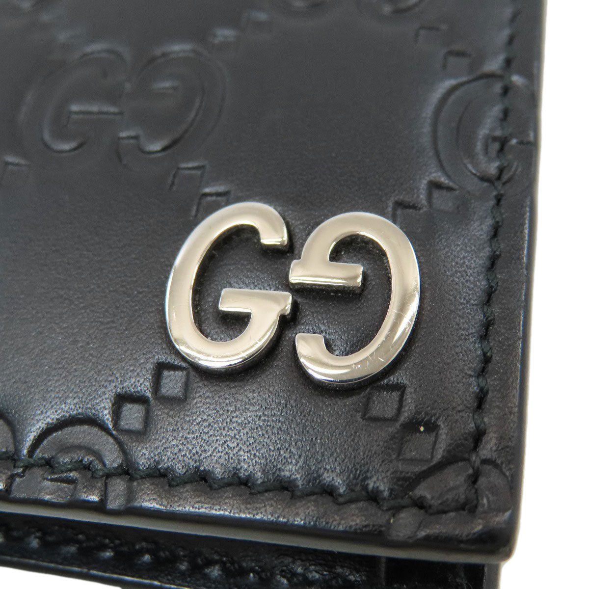 GUCCI 473922 GG signature guccissima Bifold Wallet with Coin Pocket Leather mens [Used]