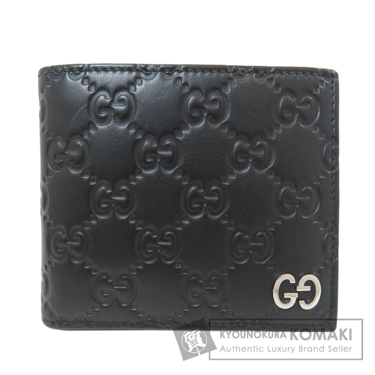 GUCCI 473922 GG signature guccissima Bifold Wallet with Coin Pocket Leather mens [Used]