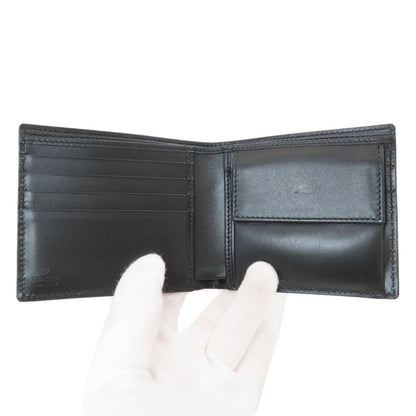 GUCCI 473922 GG signature guccissima Bifold Wallet with Coin Pocket Leather mens [Used]