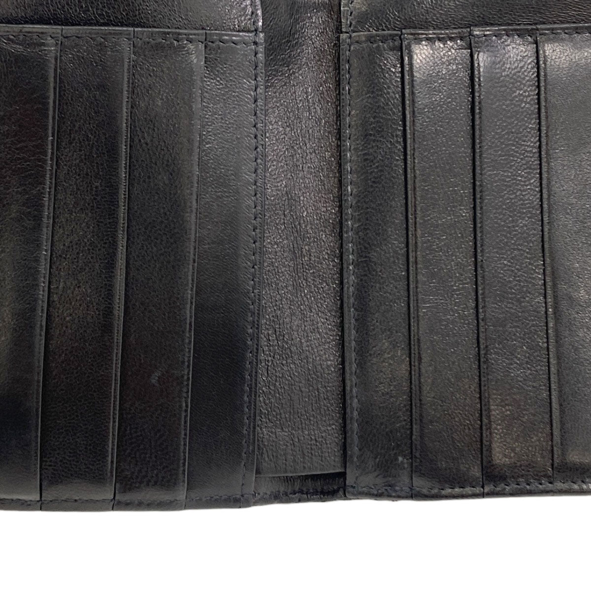 CHANEL Bicolore COCO Mark Gold Hardware Bifold Wallet with Coin Pocket Leather Ladies [Used]