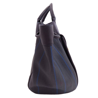 DELVAUX Stripe Handbag Calf Ladies [Used]