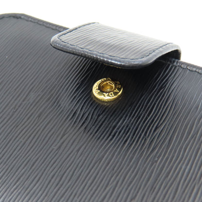 PRADA logo Bifold Wallet with Coin Pocket Safiano Ladies [Used]