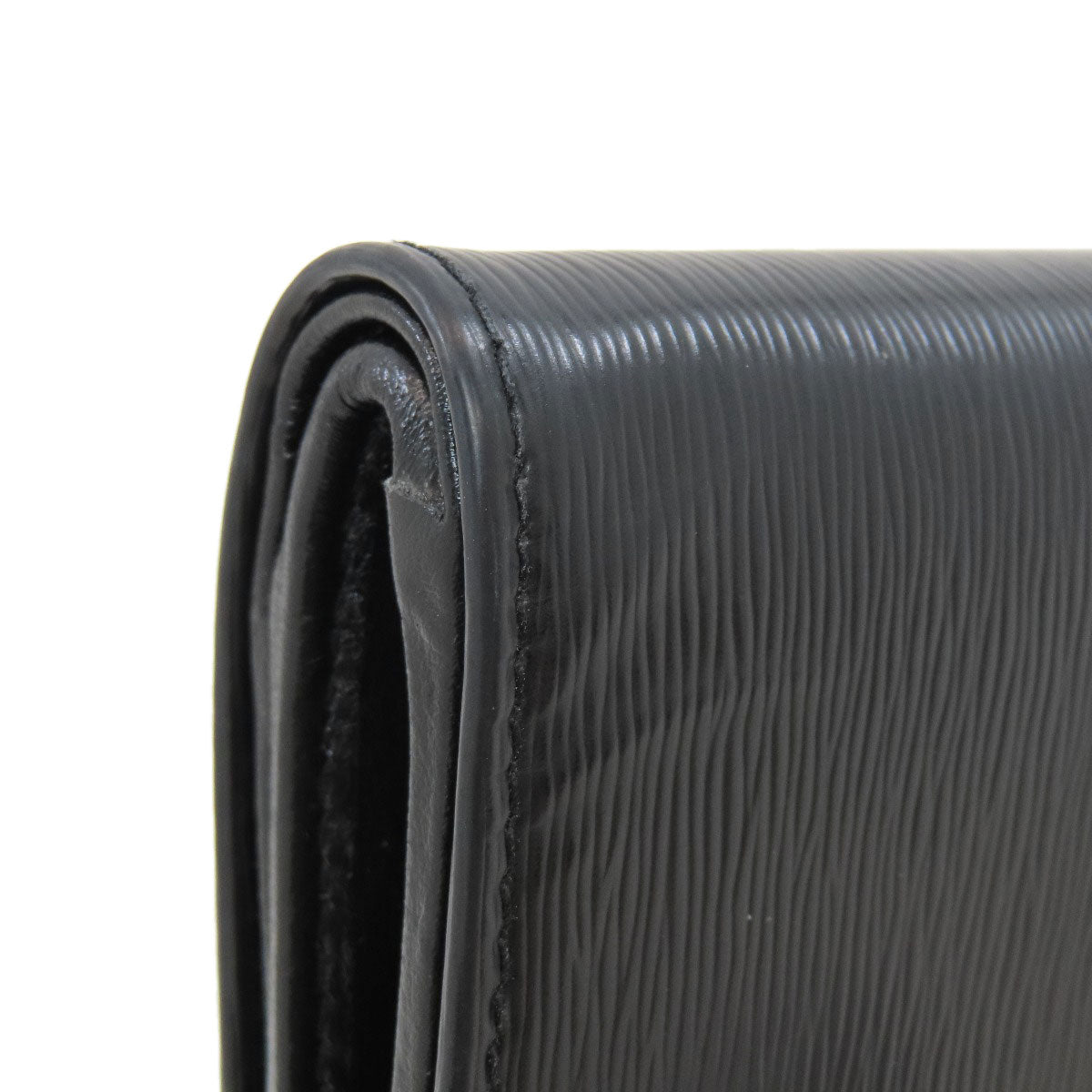 PRADA logo Bifold Wallet with Coin Pocket Safiano Ladies [Used]