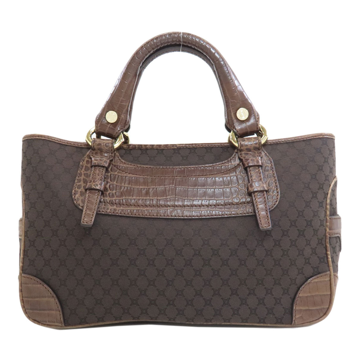 CELINE Boogie bag macadam pattern Handbag Canvas Ladies [Used]