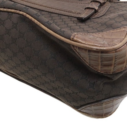 CELINE Boogie bag macadam pattern Handbag Canvas Ladies [Used]