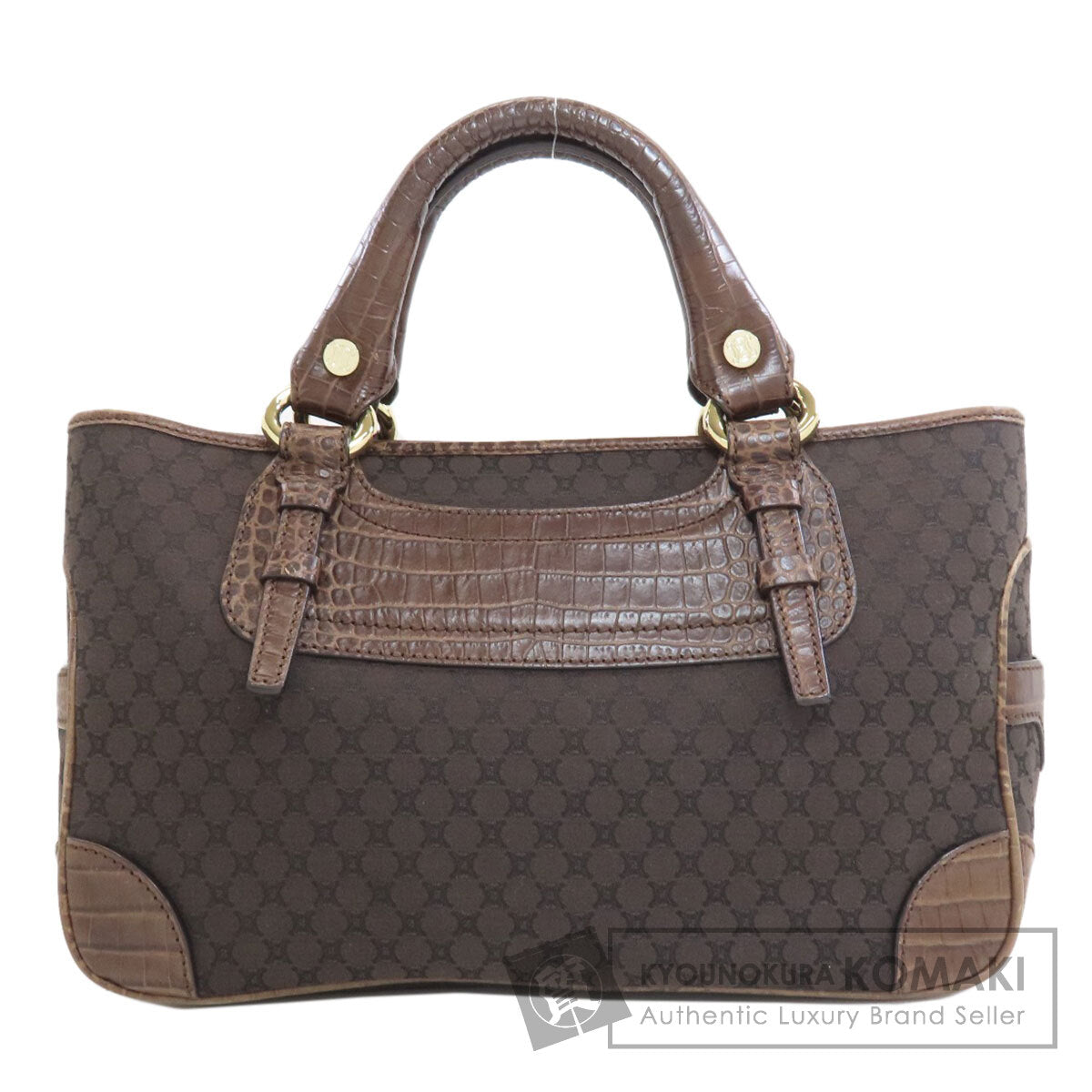 CELINE Boogie bag macadam pattern Handbag Canvas Ladies [Used]