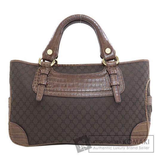CELINE Boogie bag macadam pattern Handbag Canvas Ladies [Used]