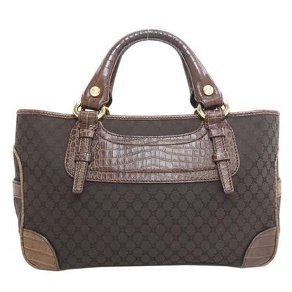 CELINE Boogie bag macadam pattern Handbag Canvas Ladies [Used]