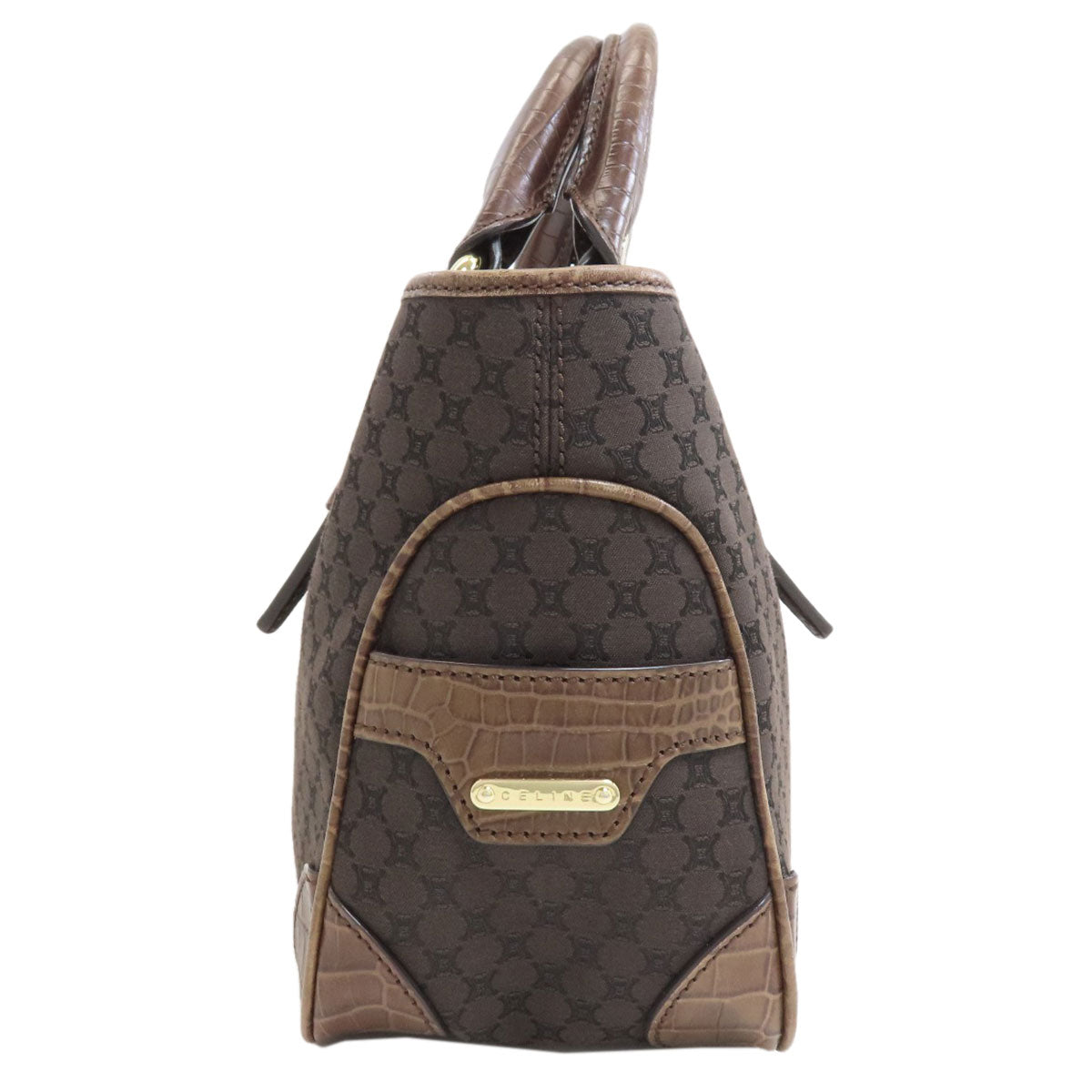CELINE Boogie bag macadam pattern Handbag Canvas Ladies [Used]