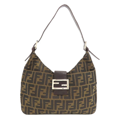 FENDI one belt zucca pattern Shoulder Bag Canvas Ladies [Used]
