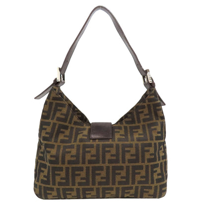 FENDI one belt zucca pattern Shoulder Bag Canvas Ladies [Used]