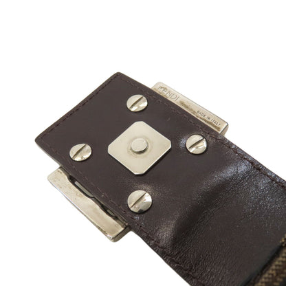 FENDI one belt zucca pattern Shoulder Bag Canvas Ladies [Used]