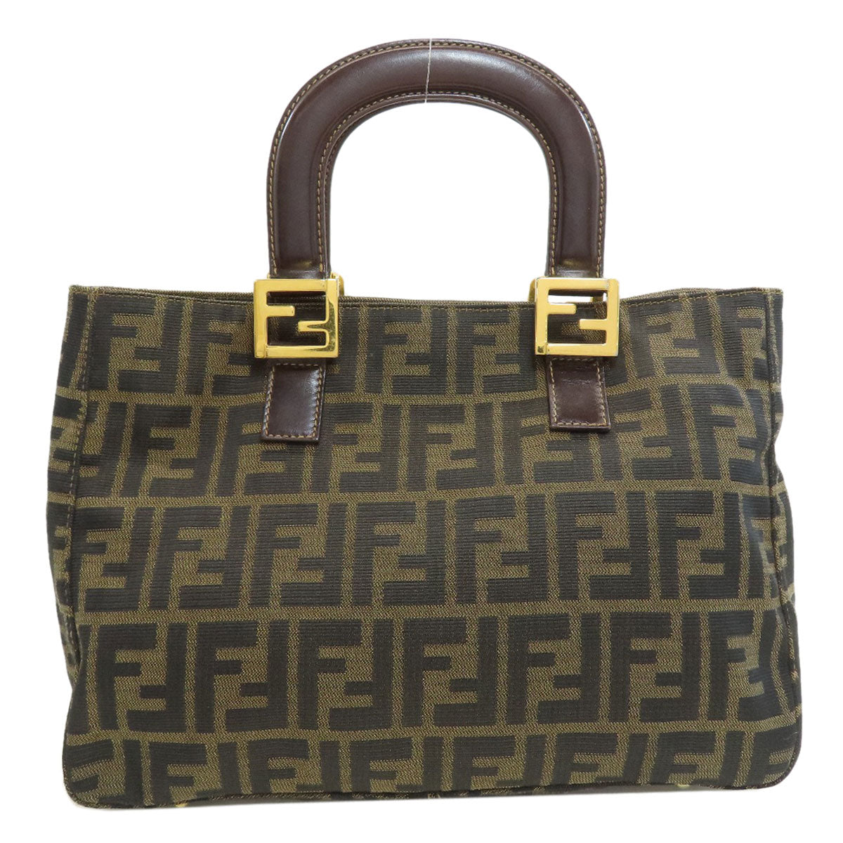 FENDI Zucca pattern Handbag Canvas Ladies [Used]