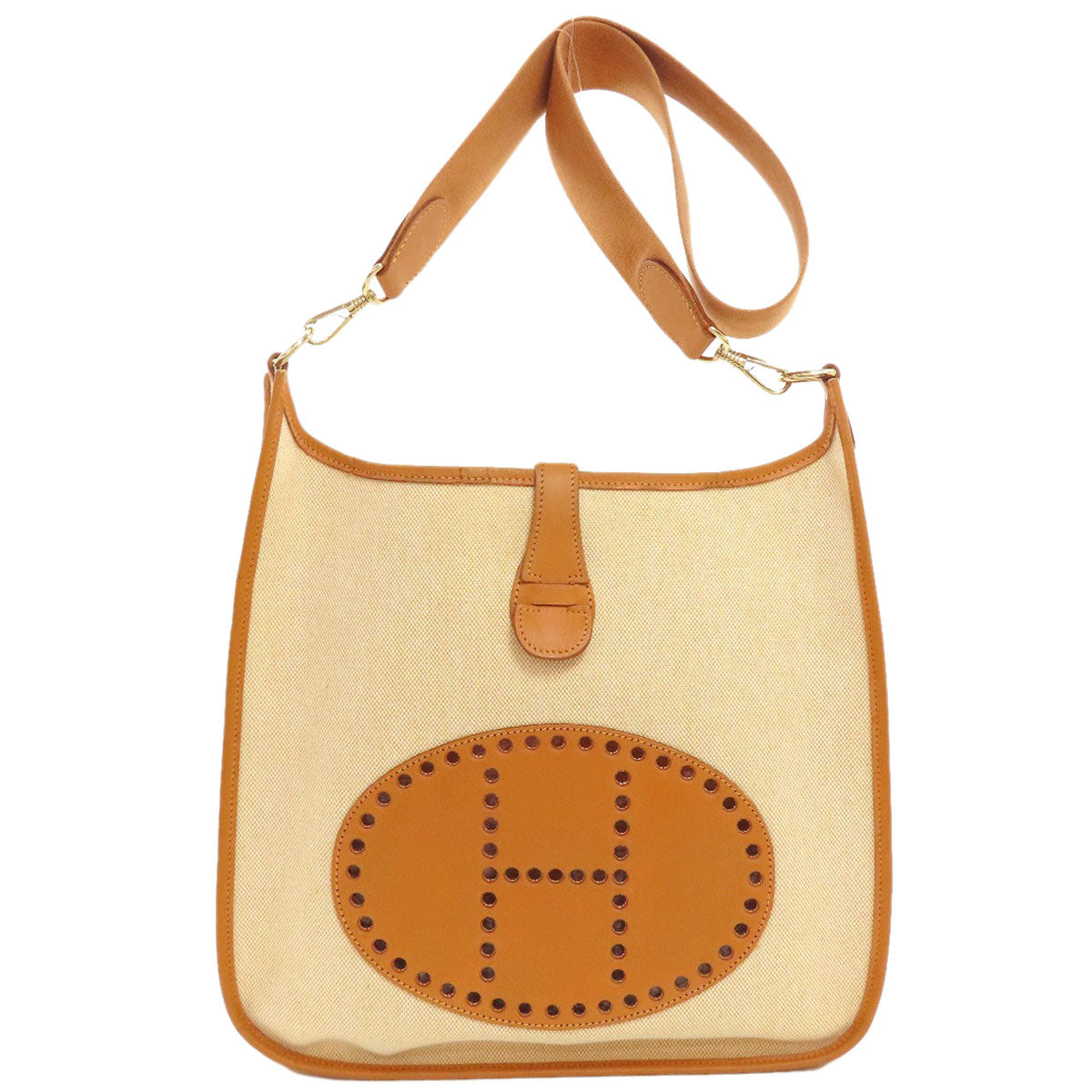 HERMES Evelyne1 GM GoldHardware Shoulder Bag Tower ash Ladies [Used]