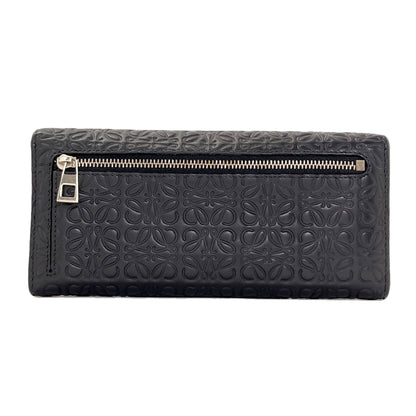 LOEWE Repeat anagram Long wallet (with coin pocket) Leather Ladies [Used]