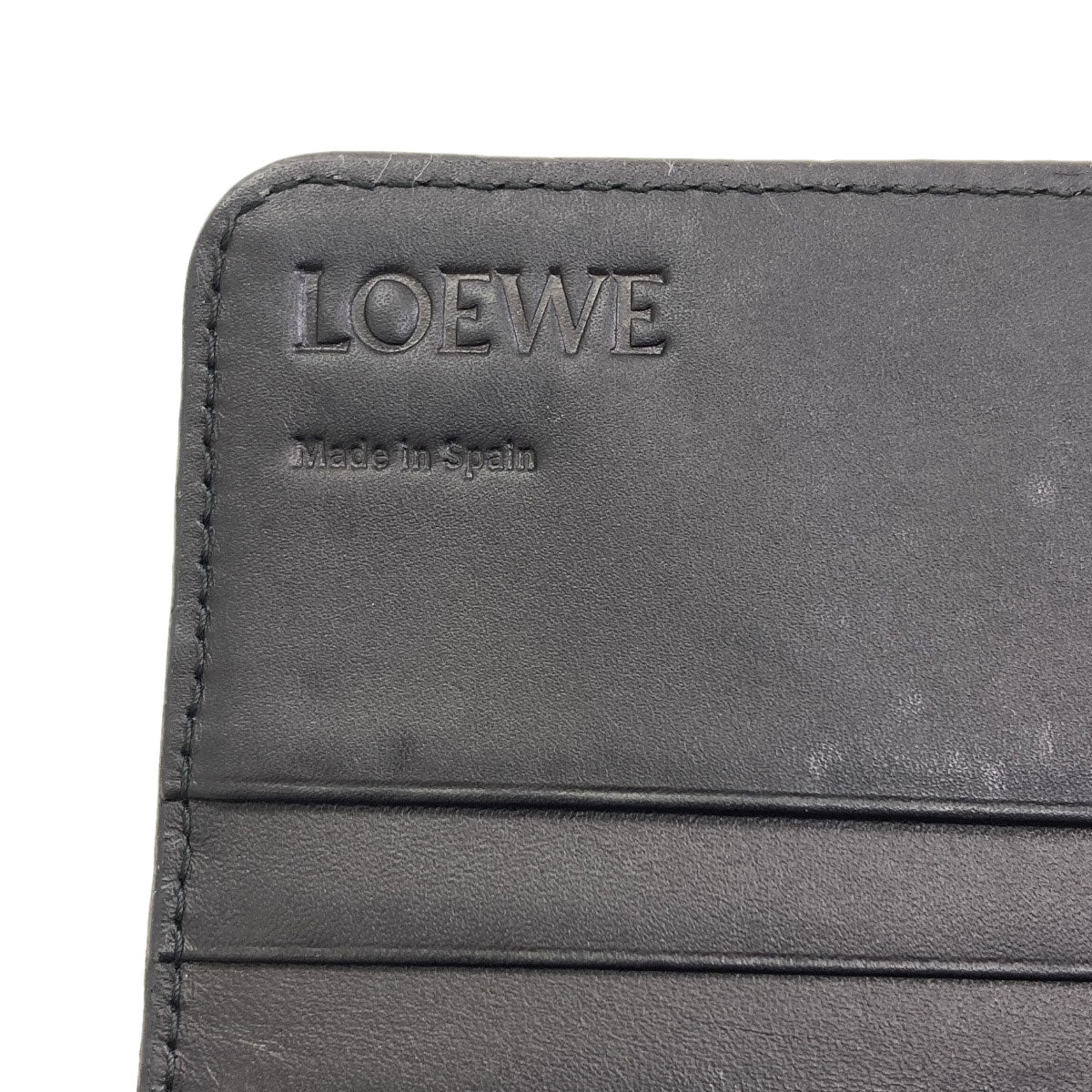 LOEWE Repeat anagram Long wallet (with coin pocket) Leather Ladies [Used]