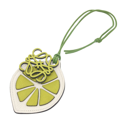 LOEWE lime key ring Calf Ladies [Used]