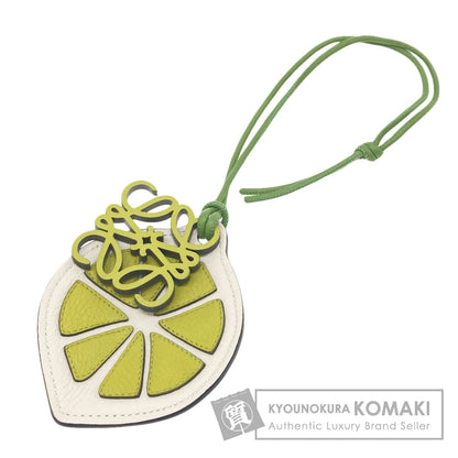 LOEWE lime key ring Calf Ladies [Used]
