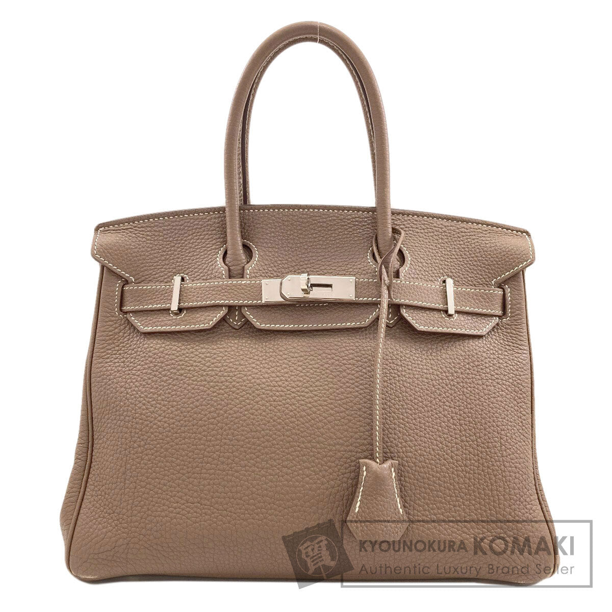 HERMES Birkin 30 SilverHardware Handbag Togo Ladies [Used]