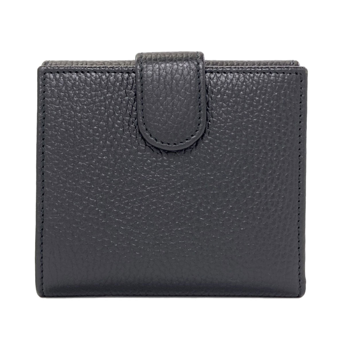 GUCCI 615525 Outlet interlocking G Bifold Wallet with Coin Pocket Leather Ladies [Used]