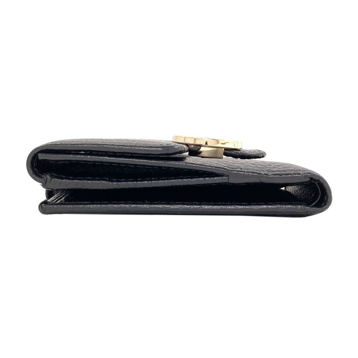 GUCCI 615525 Outlet interlocking G Bifold Wallet with Coin Pocket Leather Ladies [Used]