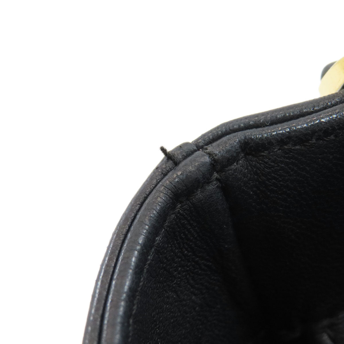 CHANEL Chocolate bar COCO Mark GoldHardware Tote Bag Lambskin Ladies [Used]