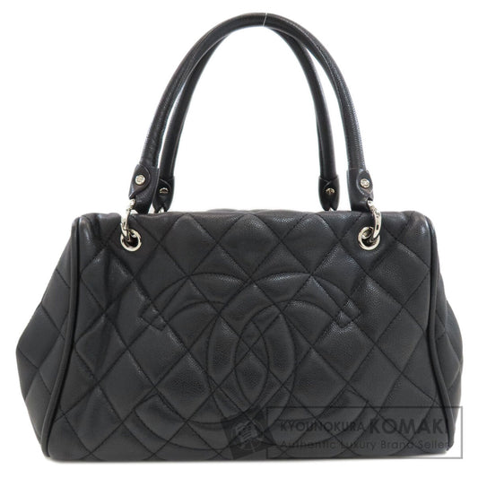 CHANEL Matelasse COCO Mark SilverHardware Tote Bag Soft Grained Calfskin Ladies [Used]