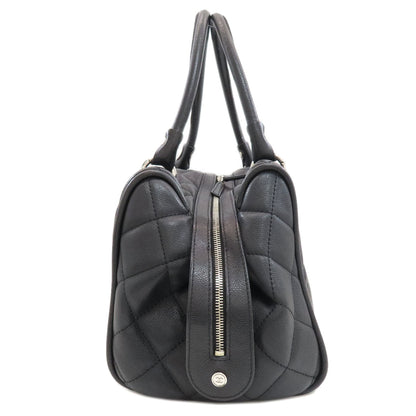CHANEL Matelasse COCO Mark SilverHardware Tote Bag Soft Grained Calfskin Ladies [Used]