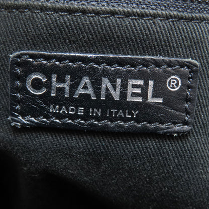 CHANEL Matelasse COCO Mark SilverHardware Tote Bag Soft Grained Calfskin Ladies [Used]