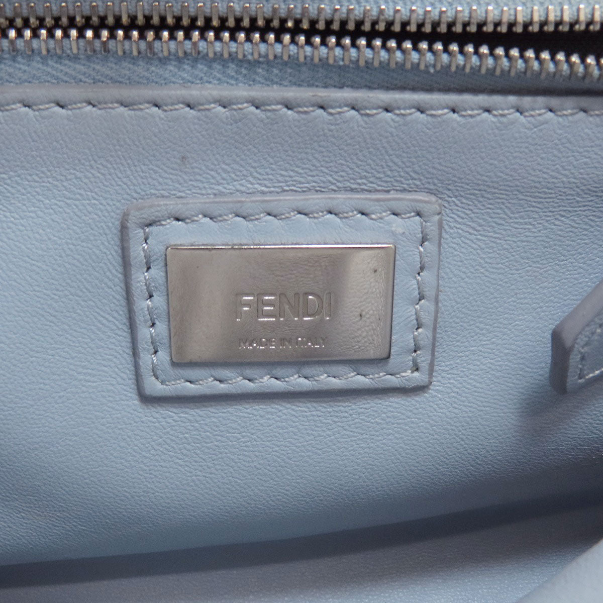FENDI Peekaboo Mini 2WAY Handbag Calf Ladies [Used]