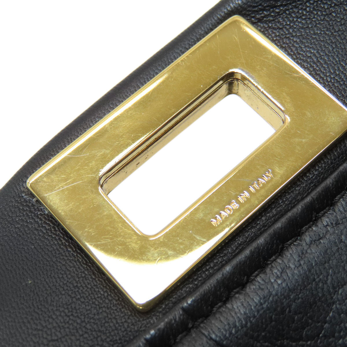 FENDI Peekaboo Mini 2WAY Handbag Calf Ladies [Used]