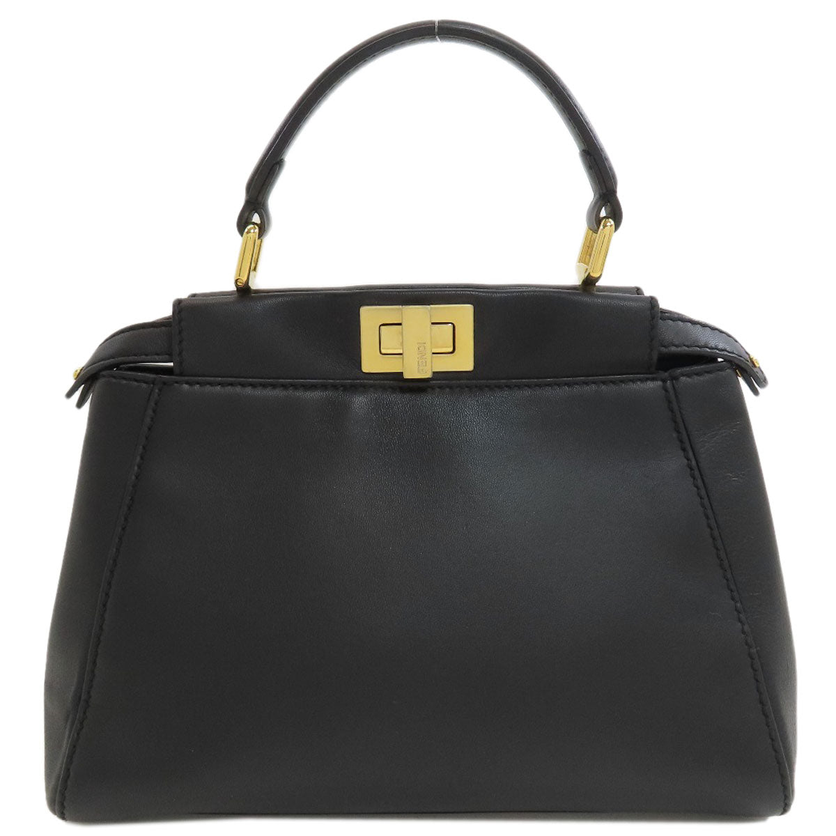 FENDI Peekaboo Mini 2WAY Handbag Calf Ladies [Used]