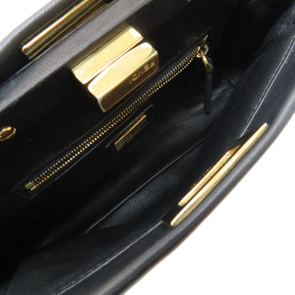 FENDI Peekaboo Mini 2WAY Handbag Calf Ladies [Used]