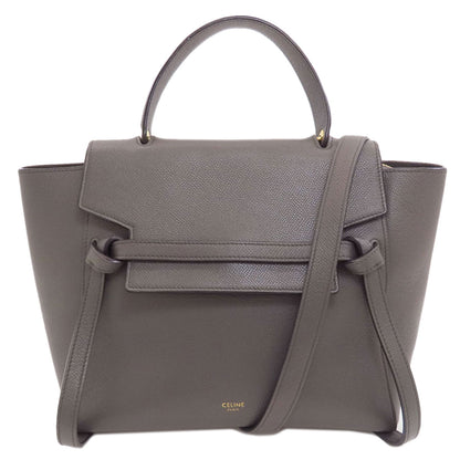 CELINE Micro 2WAY Belt Bag Handbag Calf Ladies [Used]