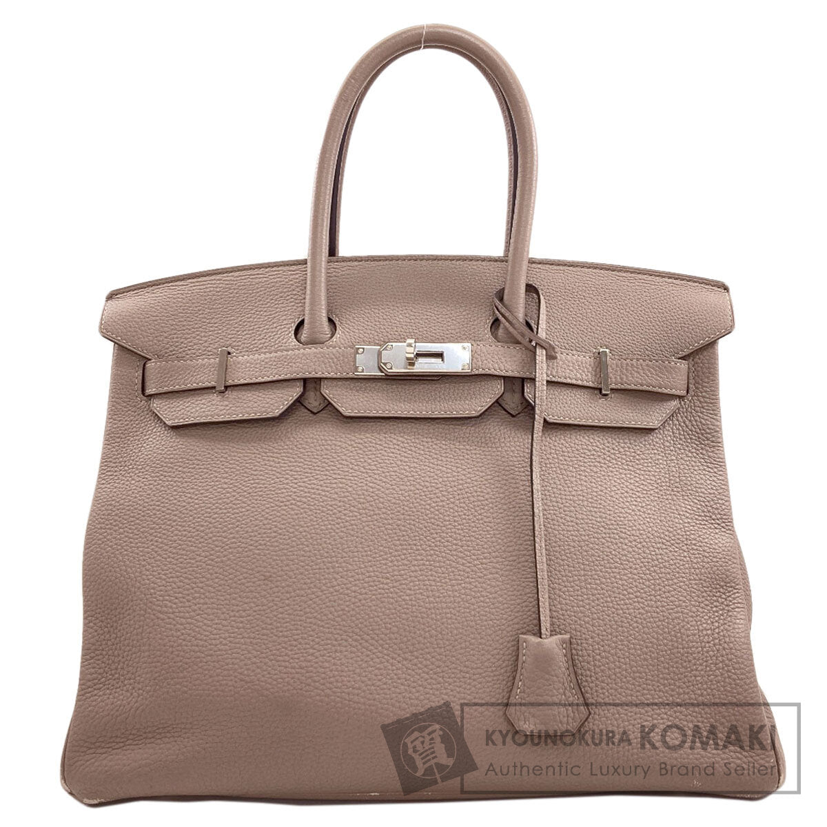 HERMES Birkin 35 SilverHardware Handbag Togo Ladies [Used]