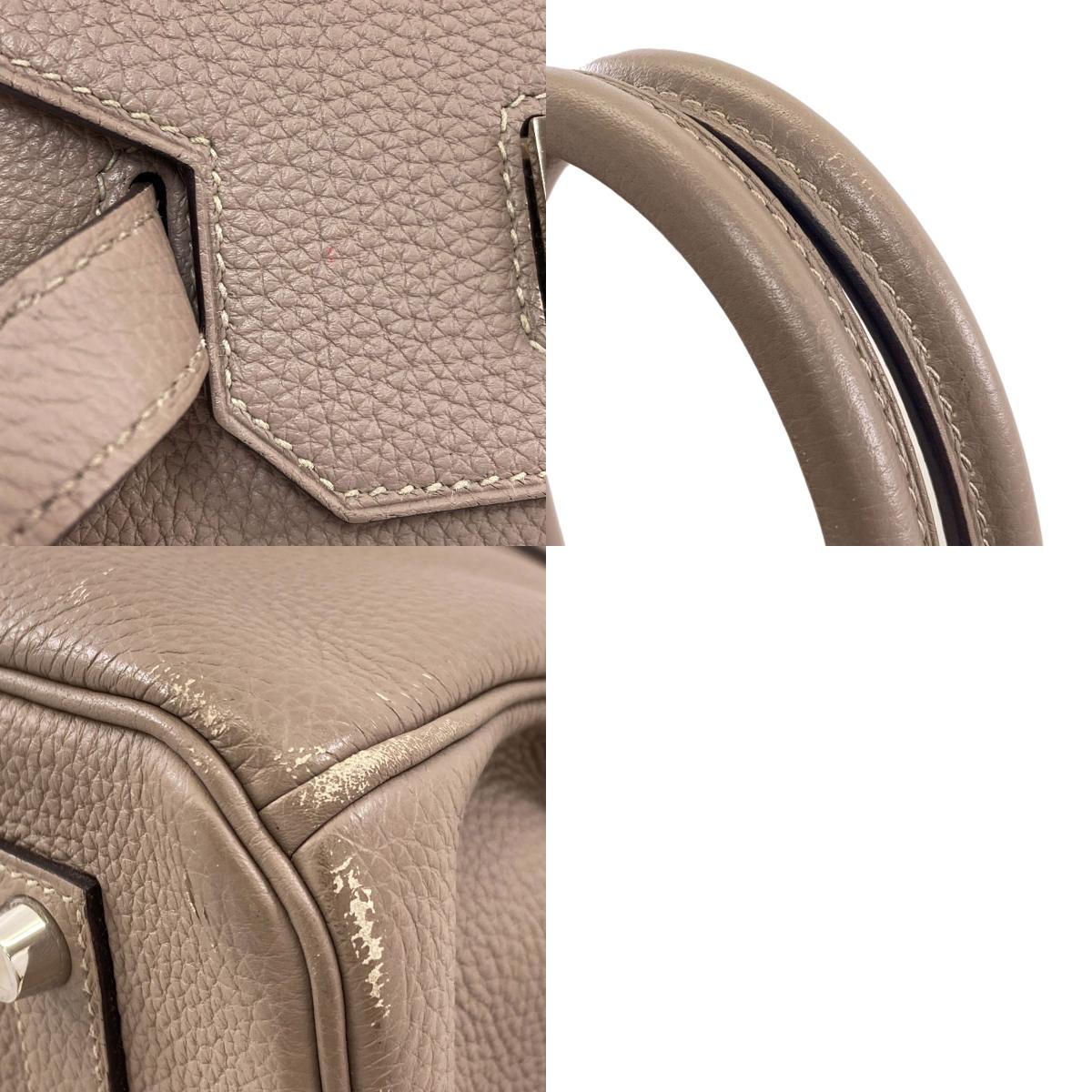 HERMES Birkin 35 SilverHardware Handbag Togo Ladies [Used]