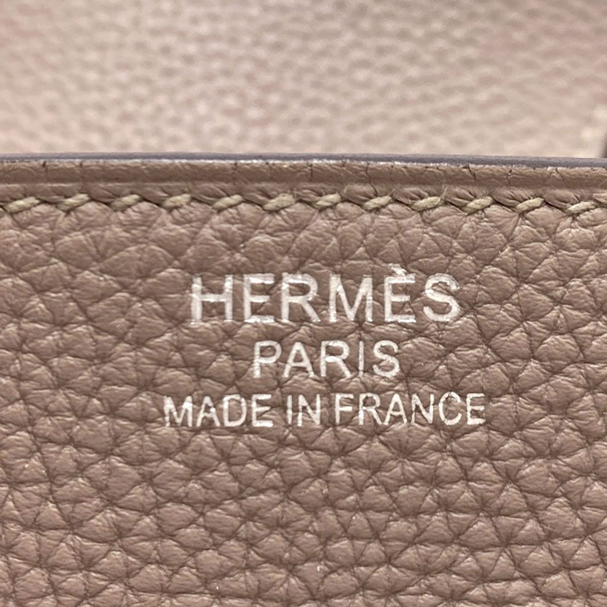 HERMES Birkin 35 SilverHardware Handbag Togo Ladies [Used]