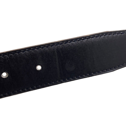 HERMES GoldHardware H-Belt Reversible belt Box calf Calfmens [Used]