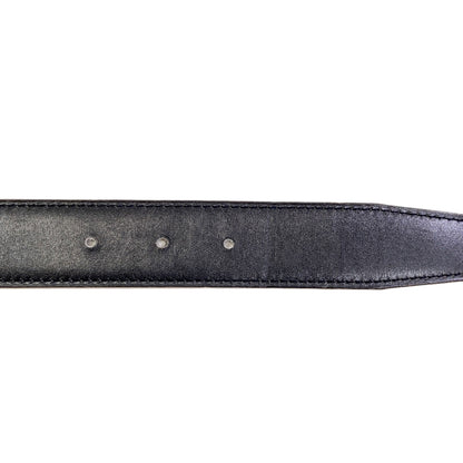 HERMES GoldHardware H-Belt Reversible belt Box calf Calfmens [Used]