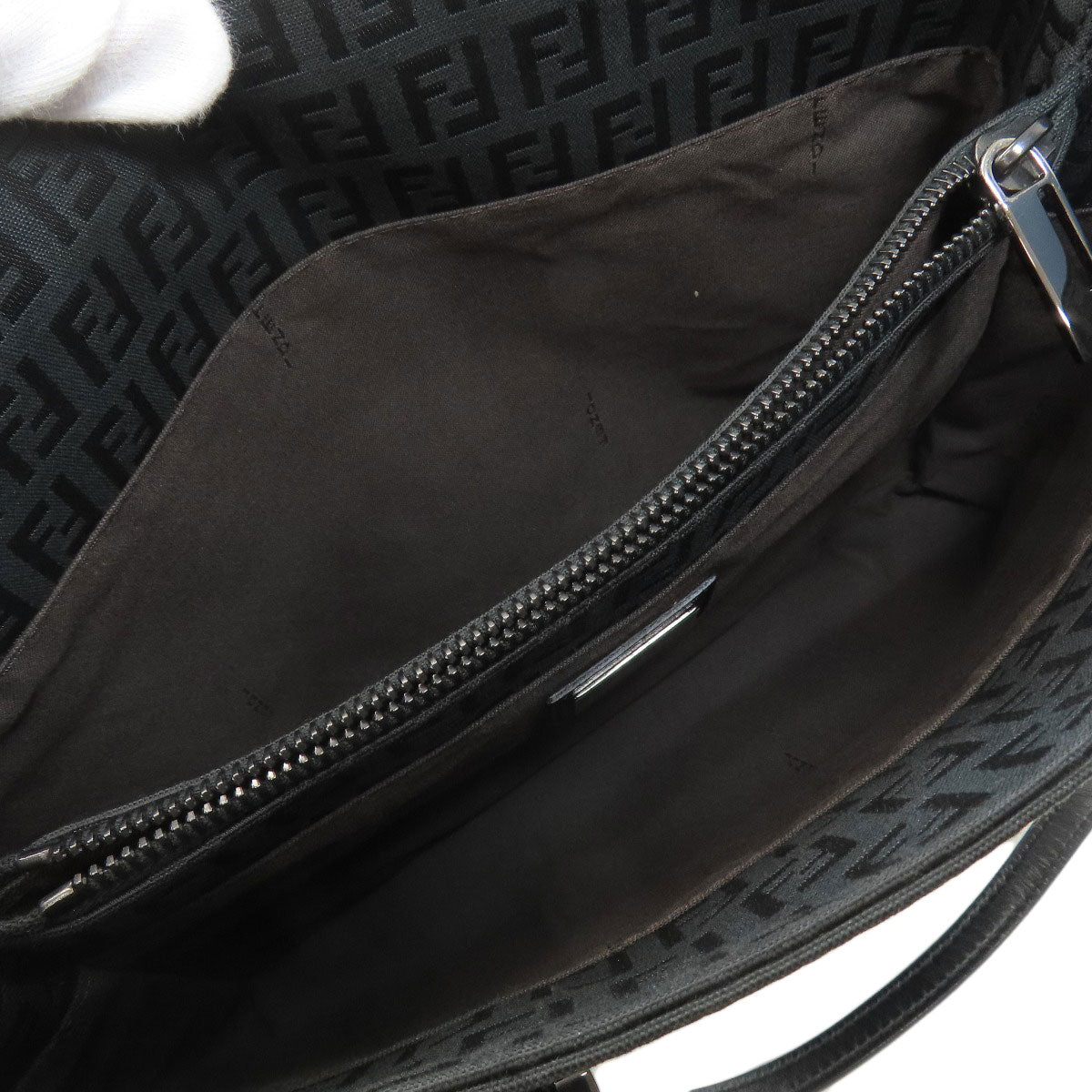 FENDI Zucchino Handbag Canvas Ladies [Used]