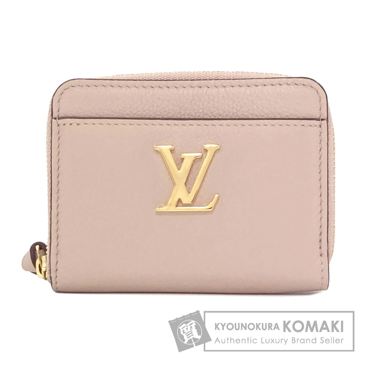 LOUIS VUITTON M80100 Zippy Coin Purse Lock Me coin purse Taurillon ClemenceLeather Ladies [Used]
