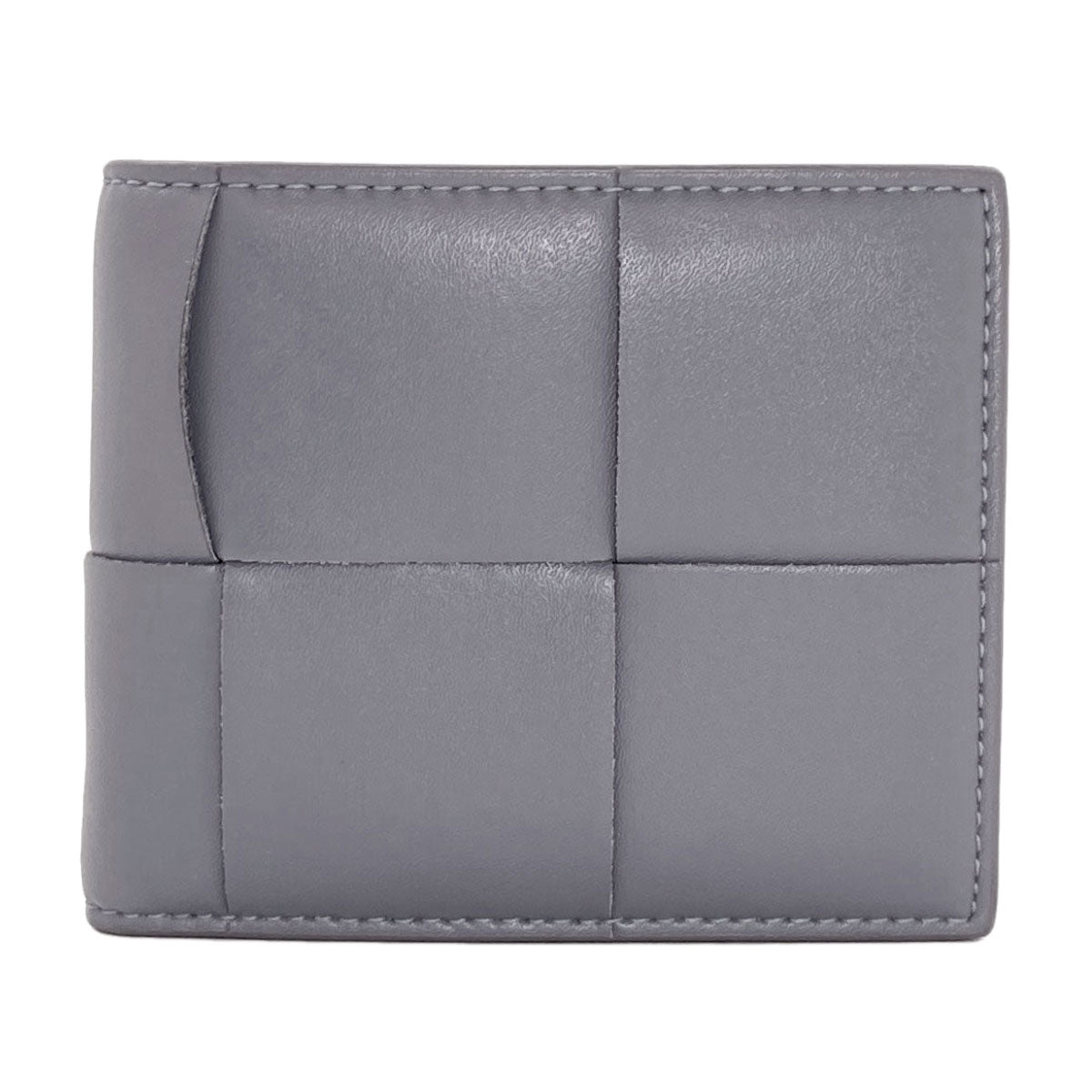 BOTTEGA VENETA Cassette Maxi Intrecciato Bifold Wallet with Coin Pocket Leather mens [Used]