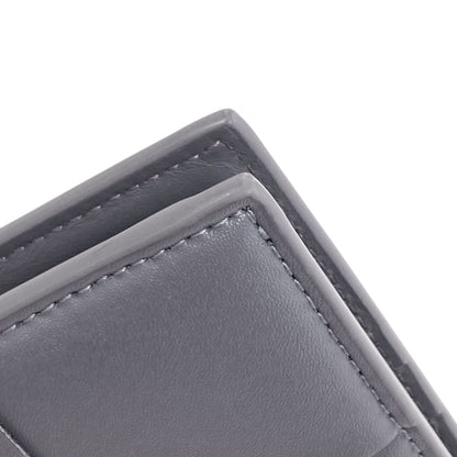 BOTTEGA VENETA Cassette Maxi Intrecciato Bifold Wallet with Coin Pocket Leather mens [Used]