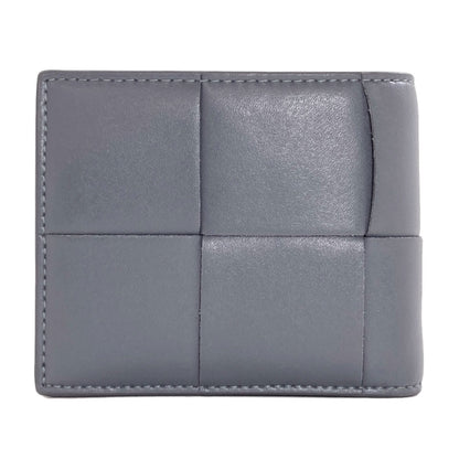 BOTTEGA VENETA Cassette Maxi Intrecciato Bifold Wallet with Coin Pocket Leather mens [Used]