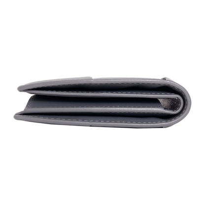 BOTTEGA VENETA Cassette Maxi Intrecciato Bifold Wallet with Coin Pocket Leather mens [Used]