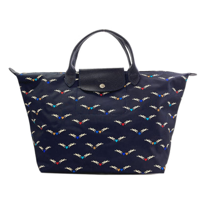 Longchamp Le Pliage Chevoelle Handbag Nylon LeatherLadies [Used]