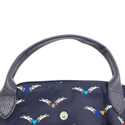 Longchamp Le Pliage Chevoelle Handbag Nylon LeatherLadies [Used]