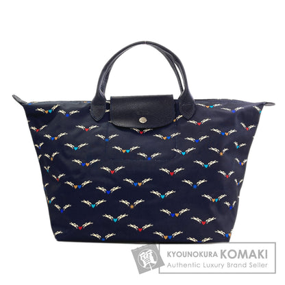 Longchamp Le Pliage Chevoelle Handbag Nylon LeatherLadies [Used]